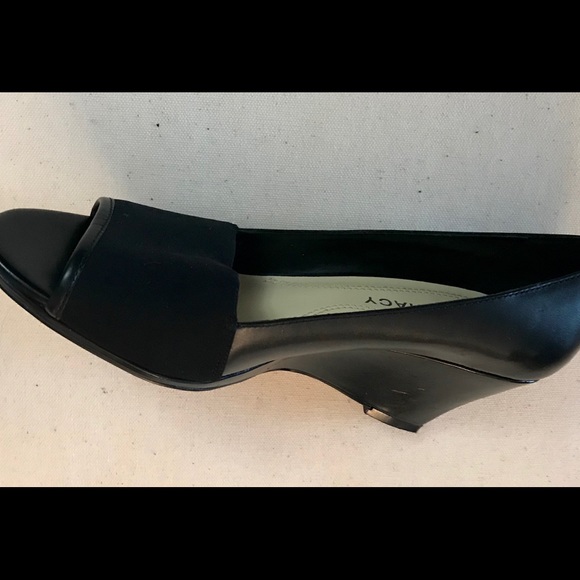 Black wedge heel shoes - Picture 4 of 4